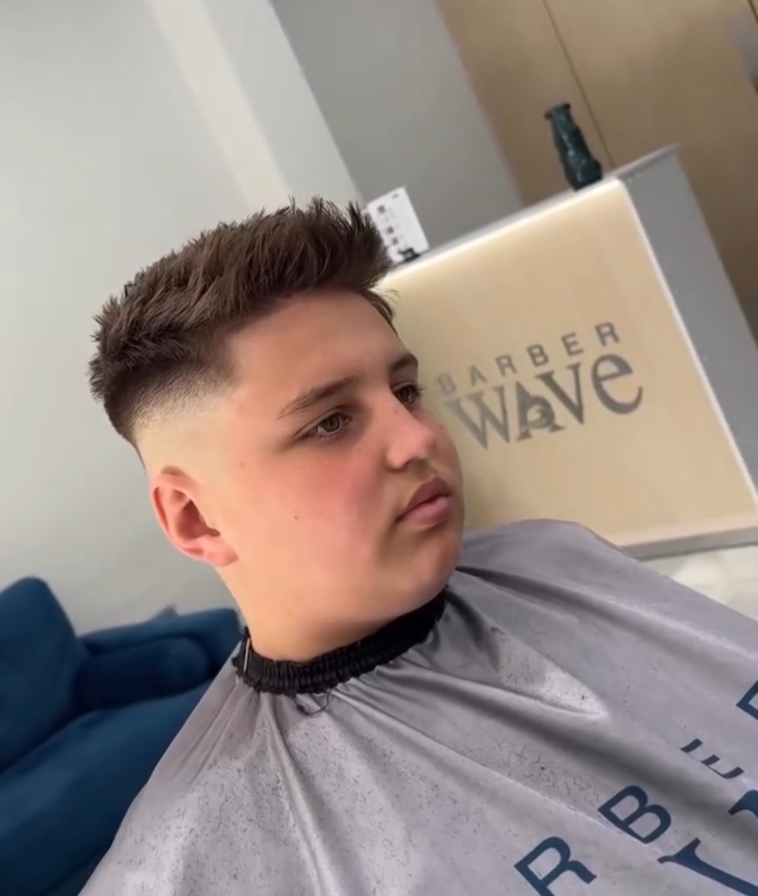 Fade con textura en Barber Wave, Torre del Mar